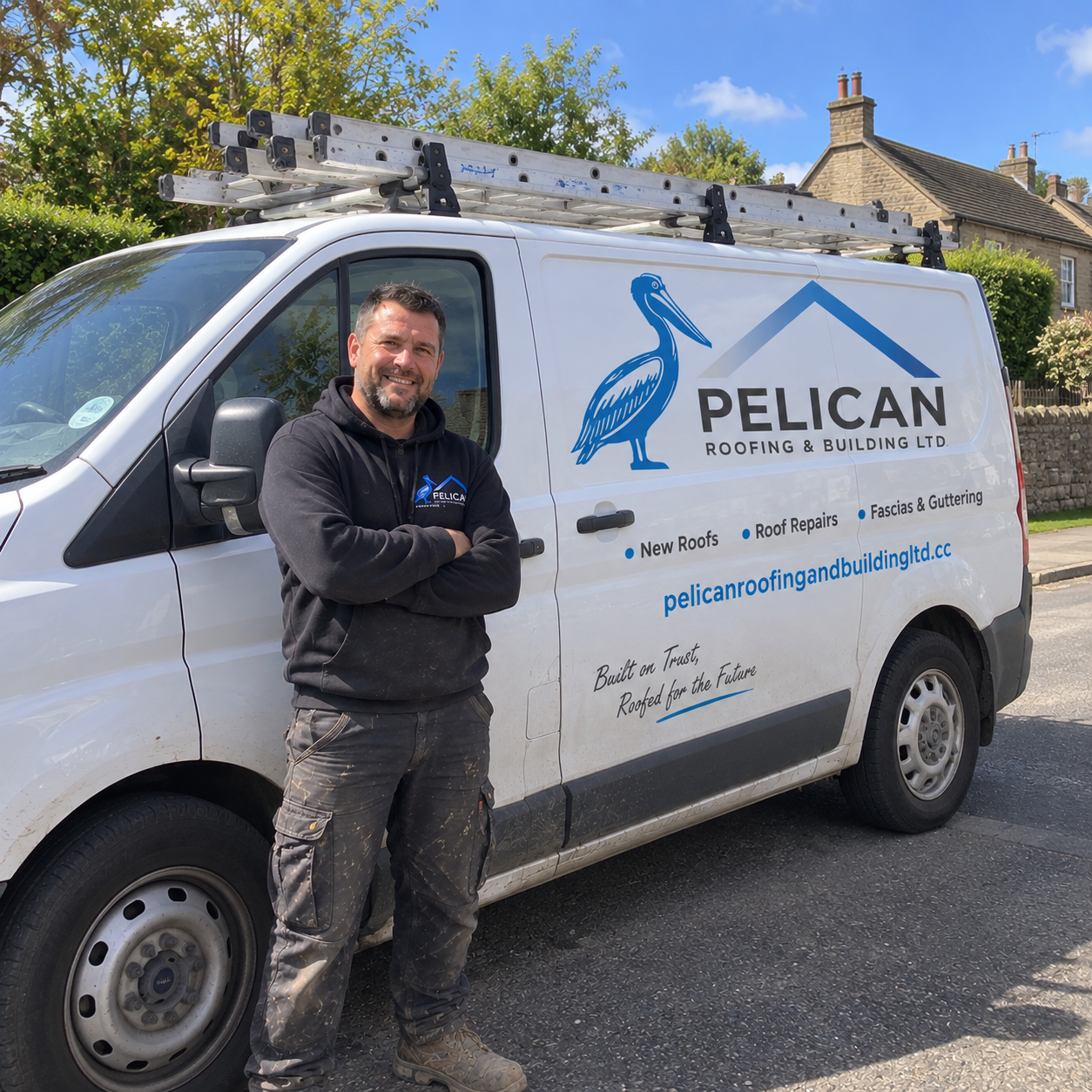 Mark, owner of Pelican Roofing & Building Ltd